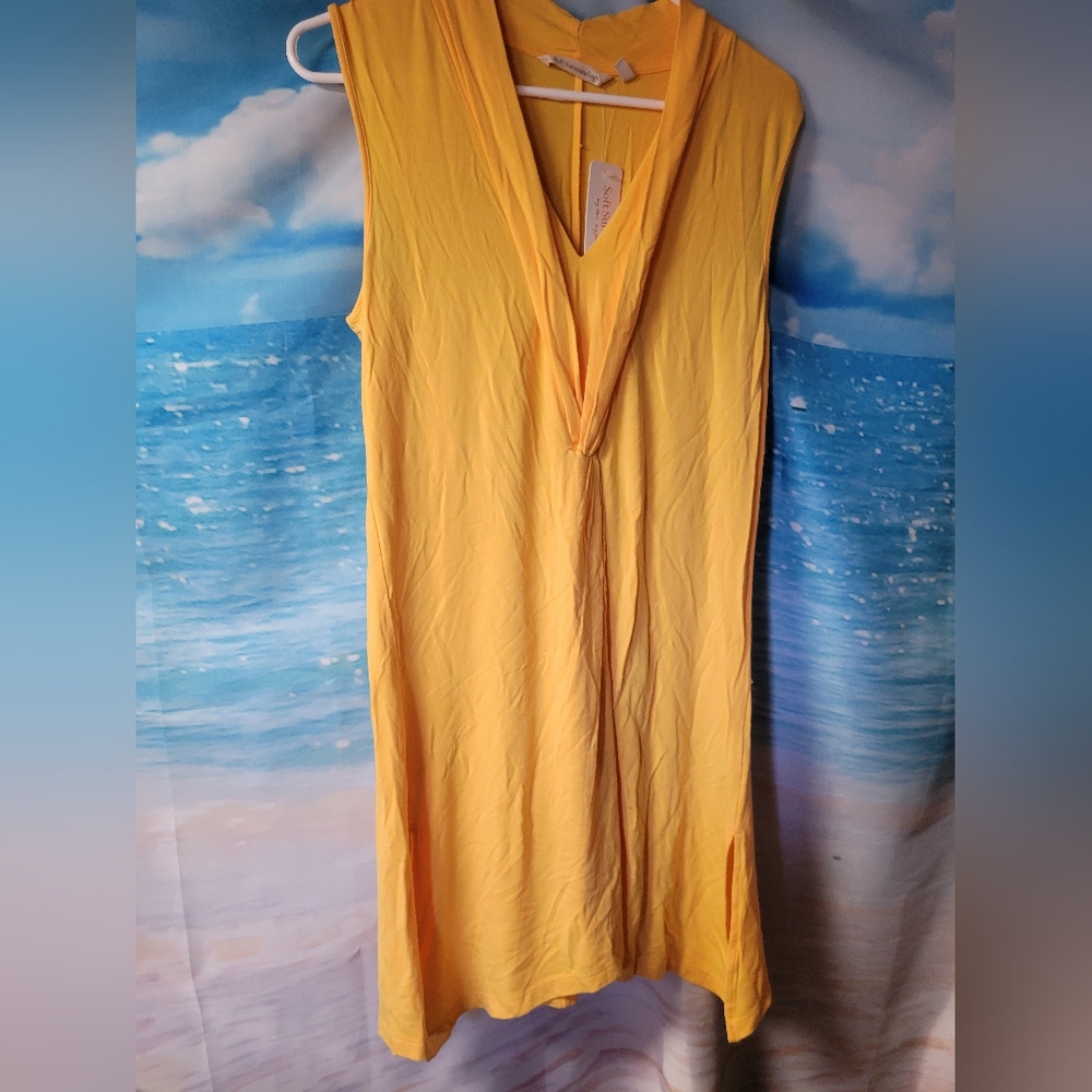 Soft Surroundings NWT Cybele Tunic Tank In Marigold Women's Size‎ Small